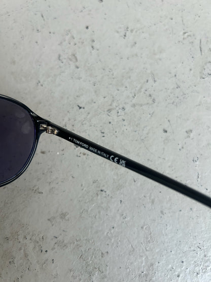 Tom Ford Black Aviator Sunglasses (OS)