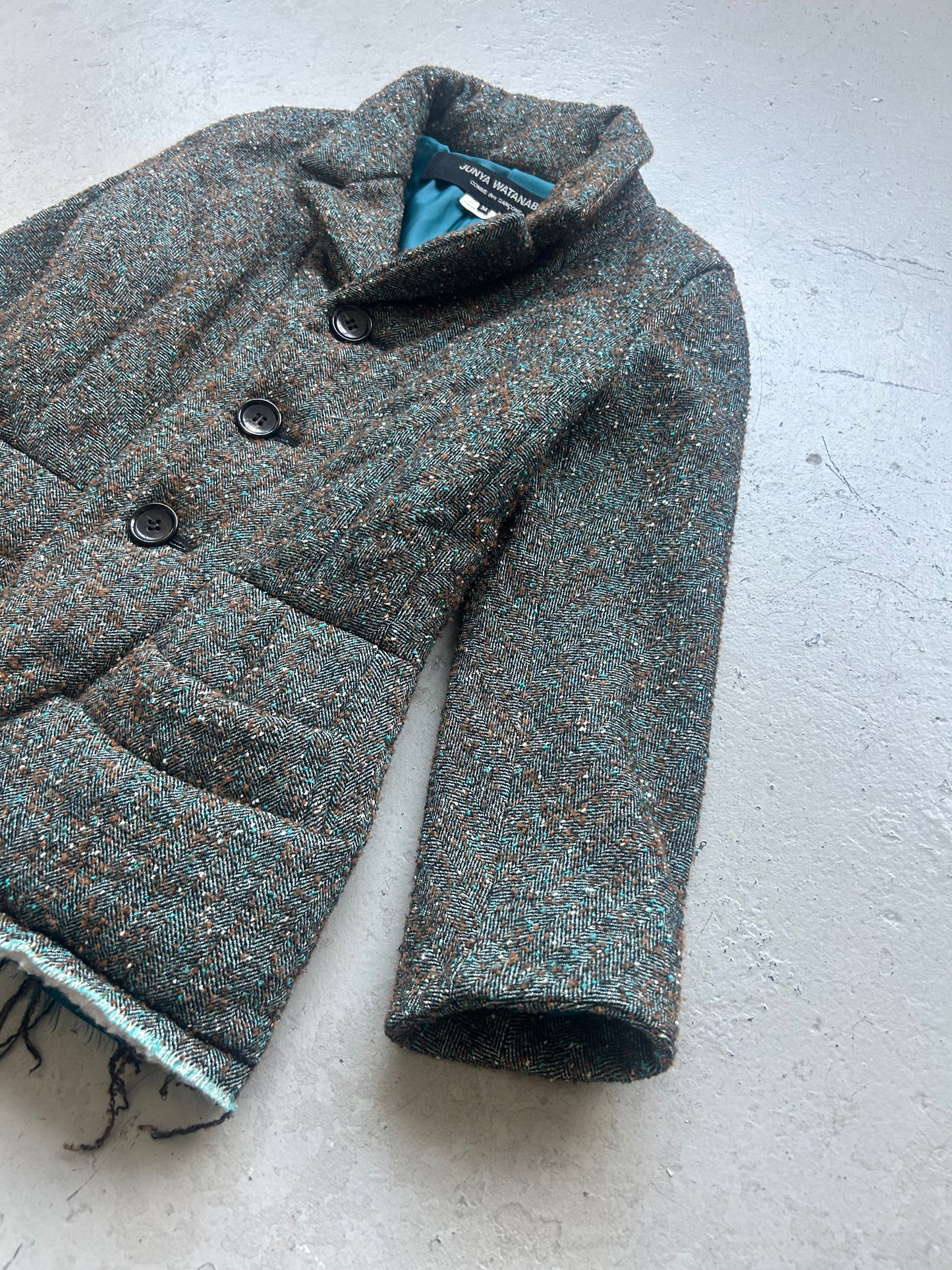 Junya Watanbe Comme Des Garcons AD2004 Tweed Blazer (M)