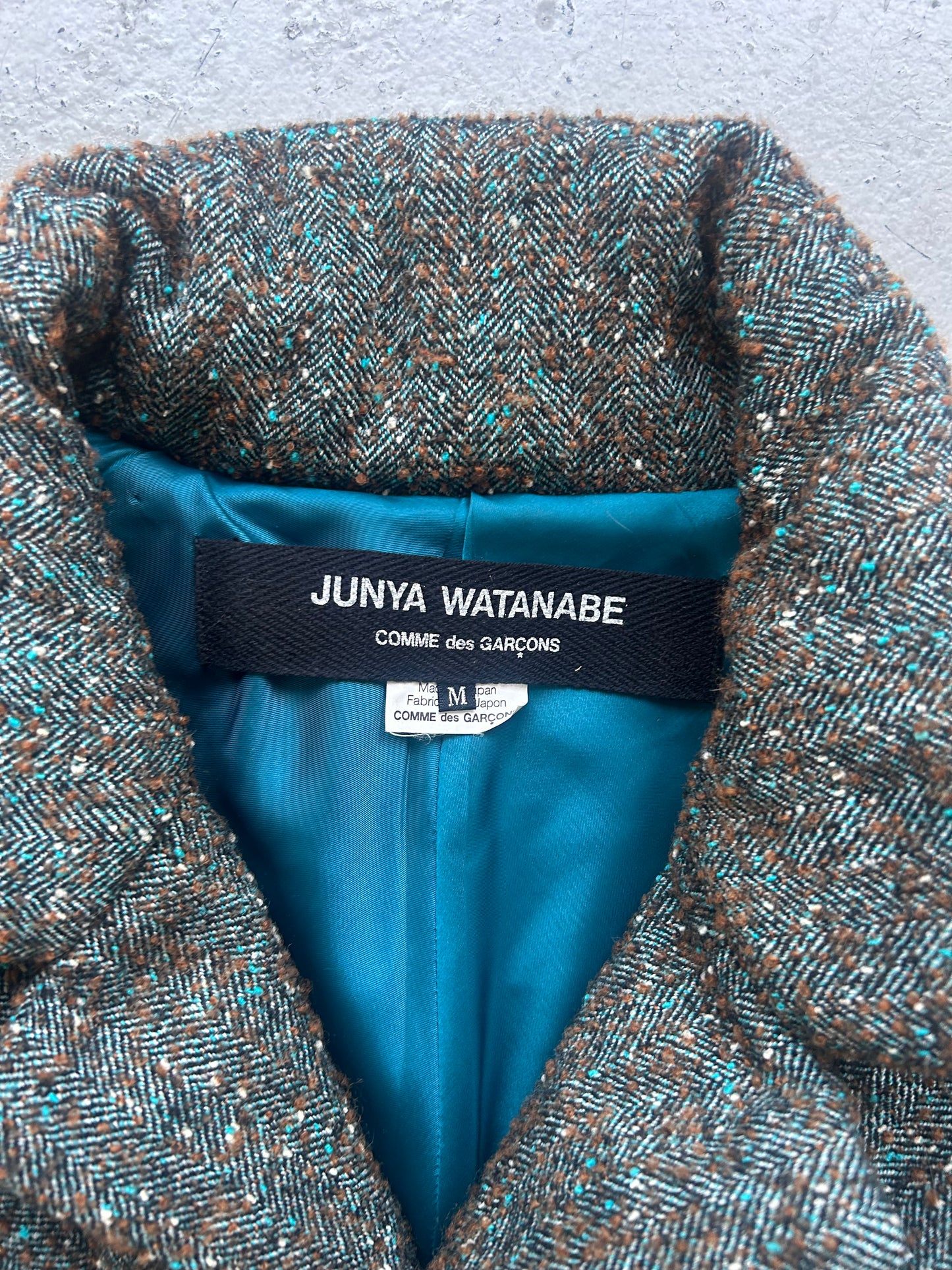 Junya Watanbe Comme Des Garcons AD2004 Tweed Blazer (M)