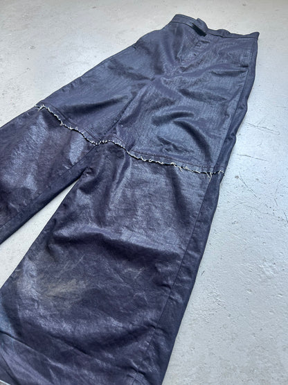 Rick Owens FW17 GLITTER Runway Plum Trousers (46)