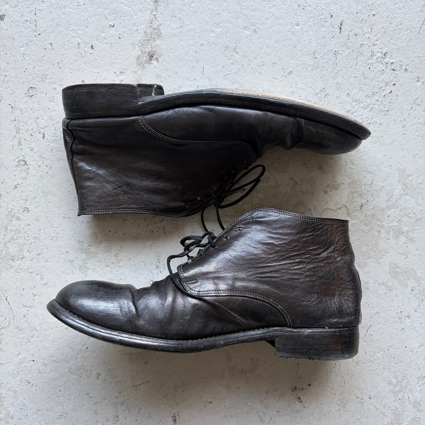 Guidi Lace Up Ankle Boots (41)