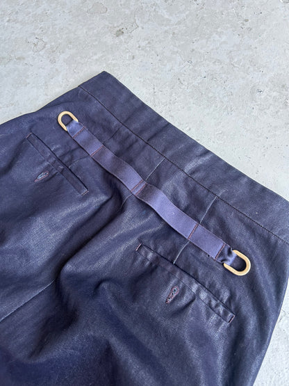 Rick Owens FW17 GLITTER Runway Plum Trousers (46)