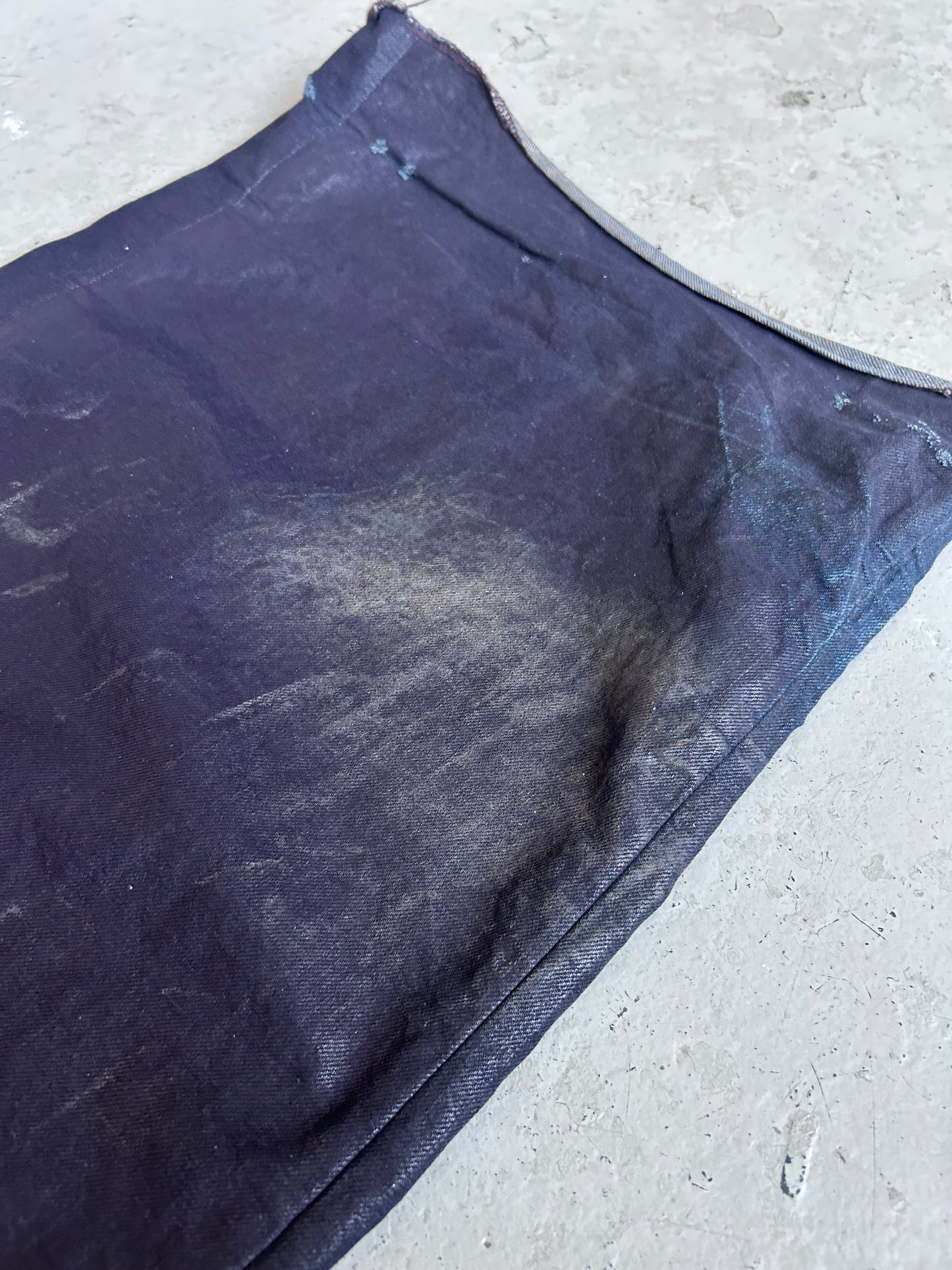 Rick Owens FW17 GLITTER Runway Plum Trousers (46)