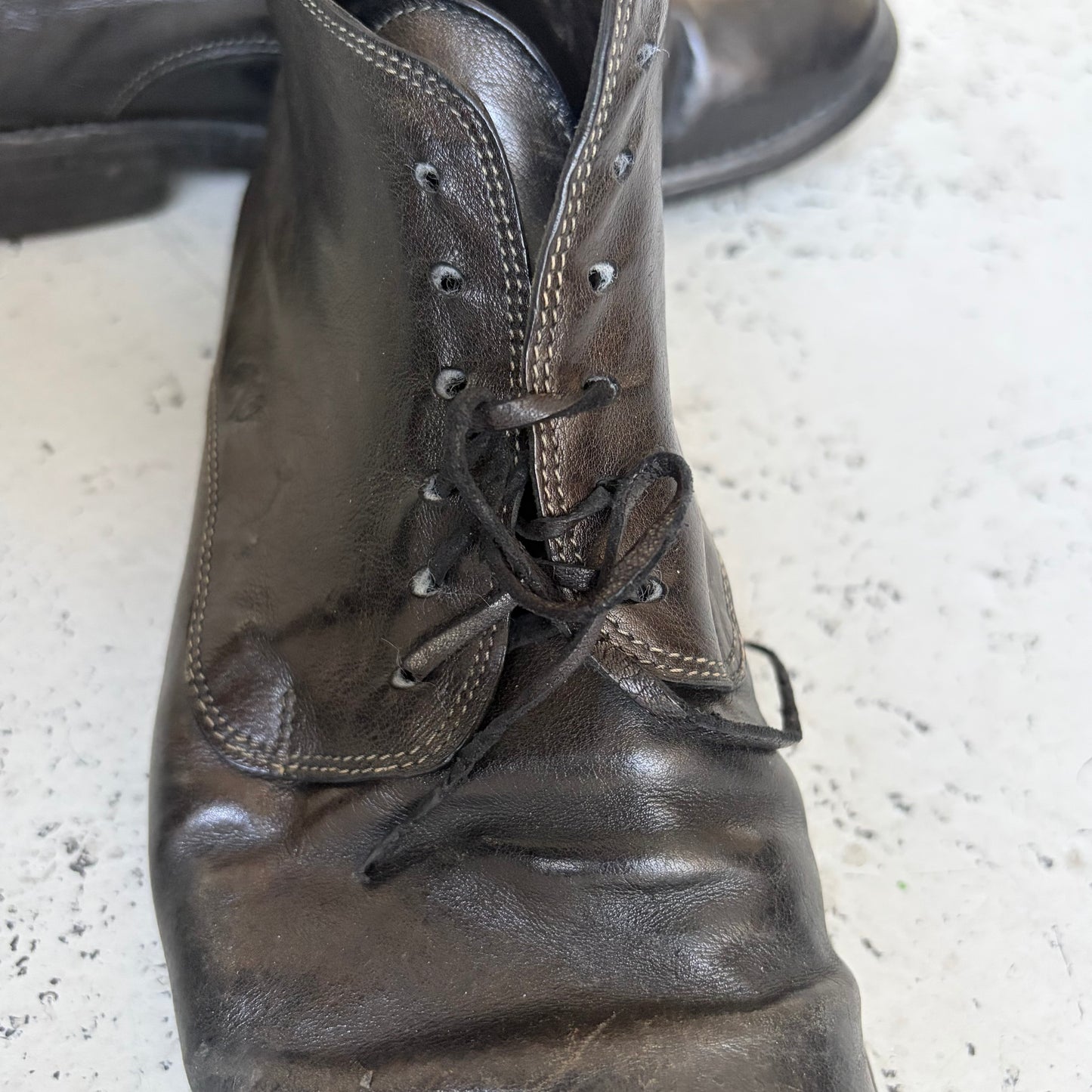 Guidi Lace Up Ankle Boots (41)