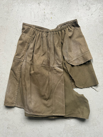 Comme Des Garcons AD2003 Army Deconstructed Glitter Skirt (OS)