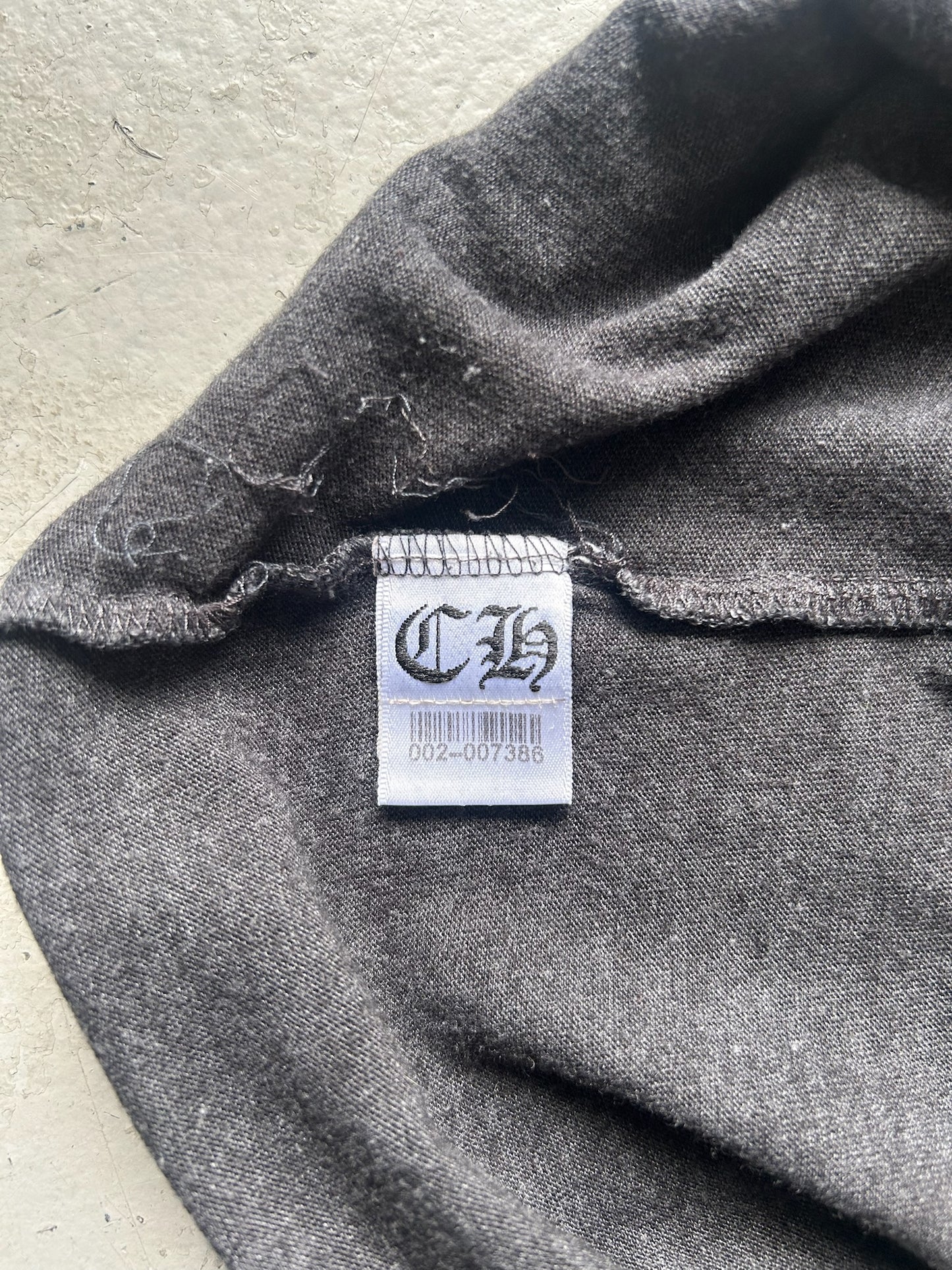 Chrome Hearts Grey Horse Shoe Henley (S)