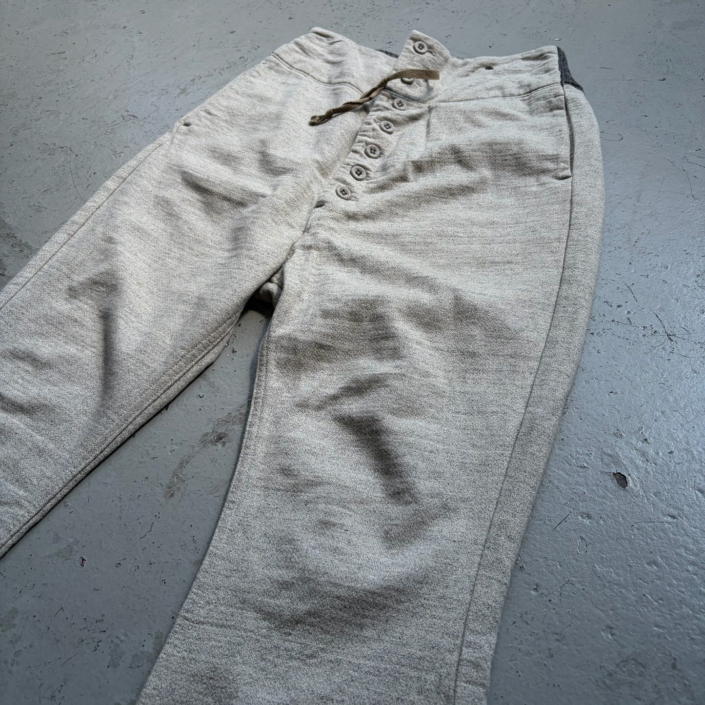 Kapital Grey Cotton Button Fly Trousers (1)