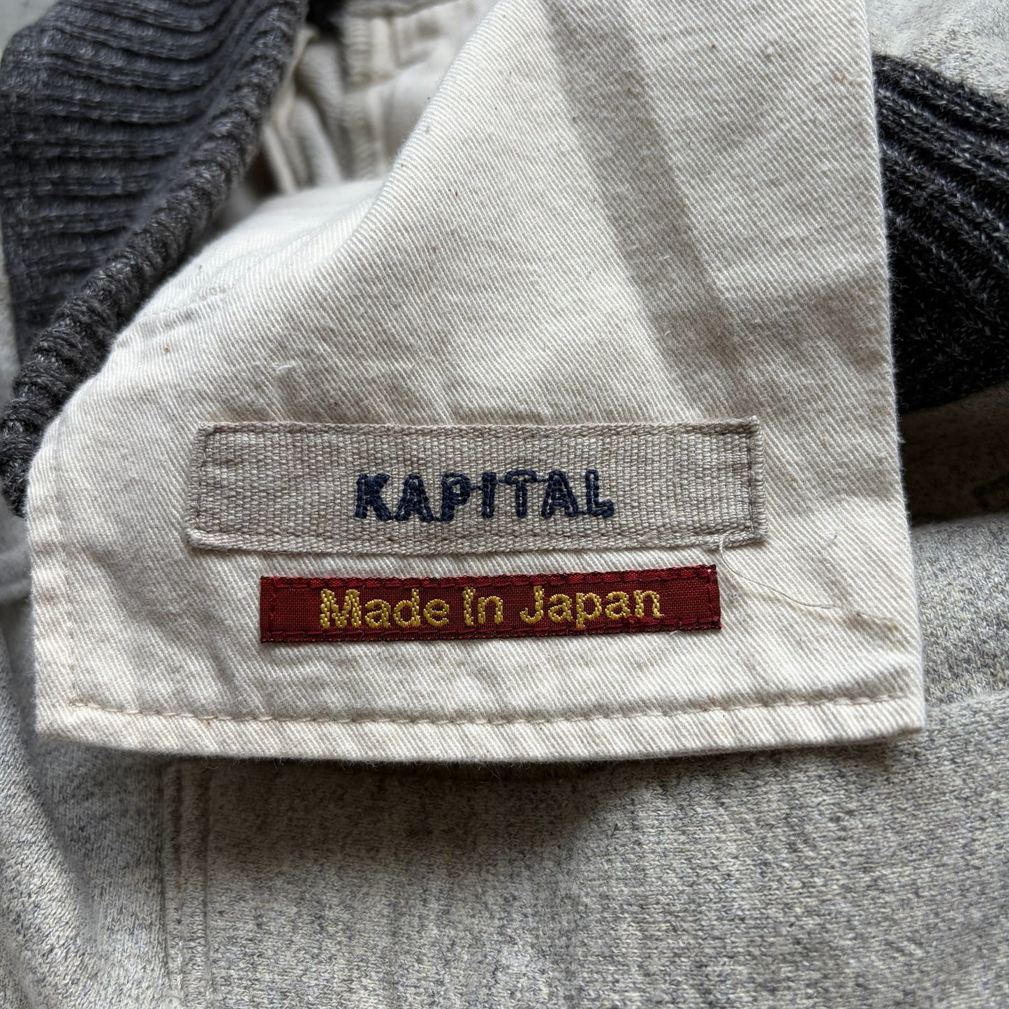 Kapital Grey Cotton Button Fly Trousers (1)