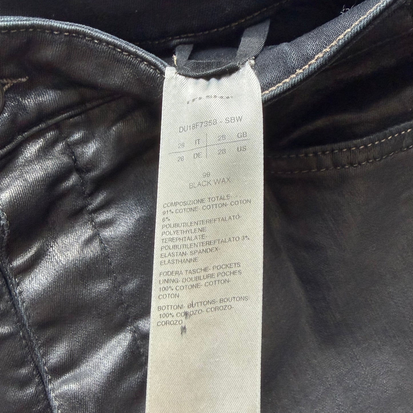 Rick Owens DRKSHDW FW18 Black Waxed Mastadon Cut (28)