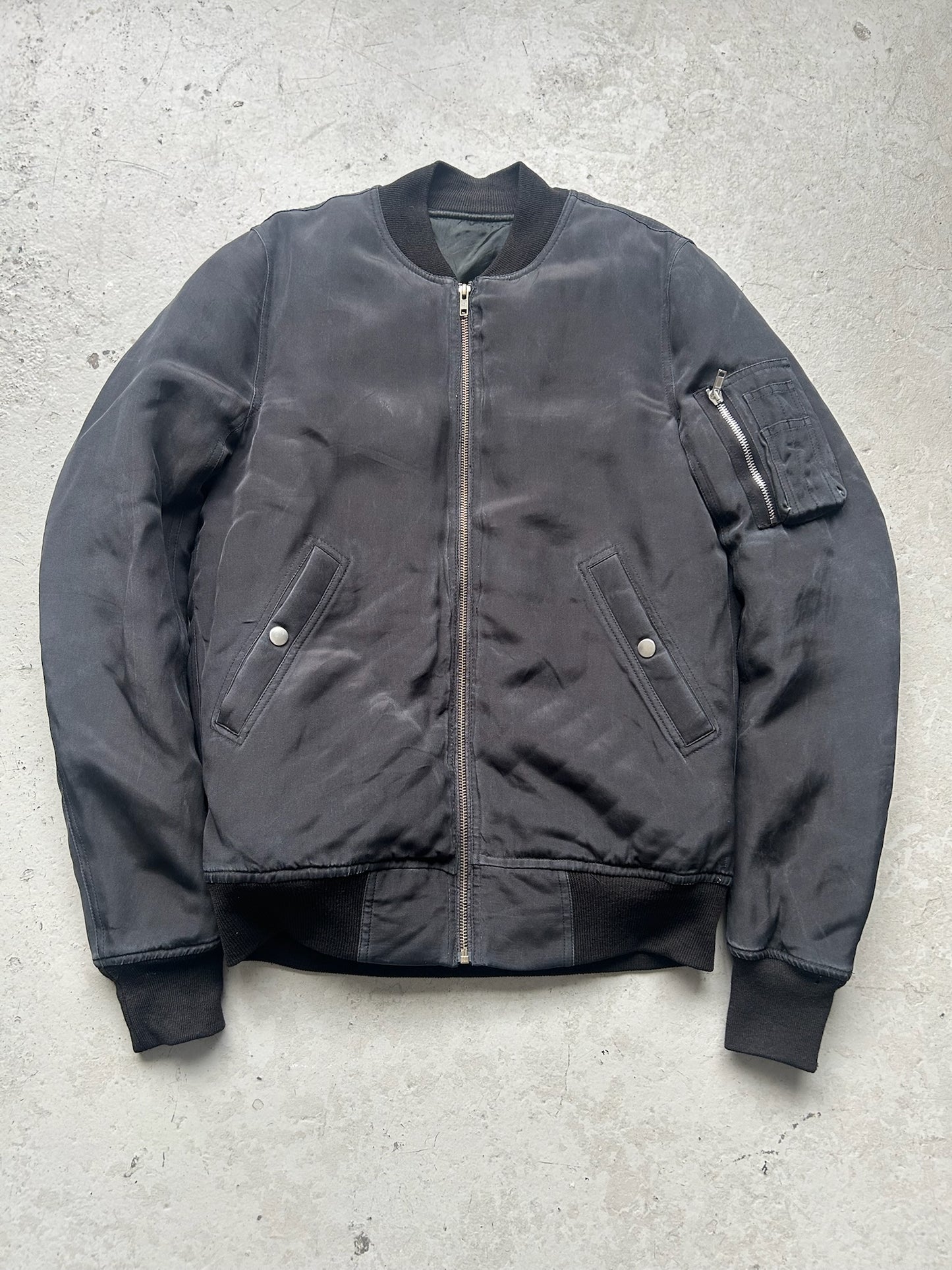 Rick Owens FW 16 MASTODON Silk Down Bomber Jacket (46)