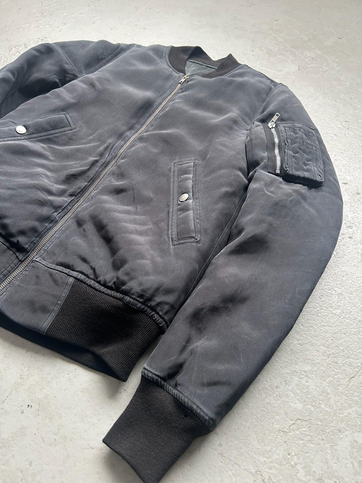 Rick Owens FW 16 MASTODON Silk Down Bomber Jacket (46)
