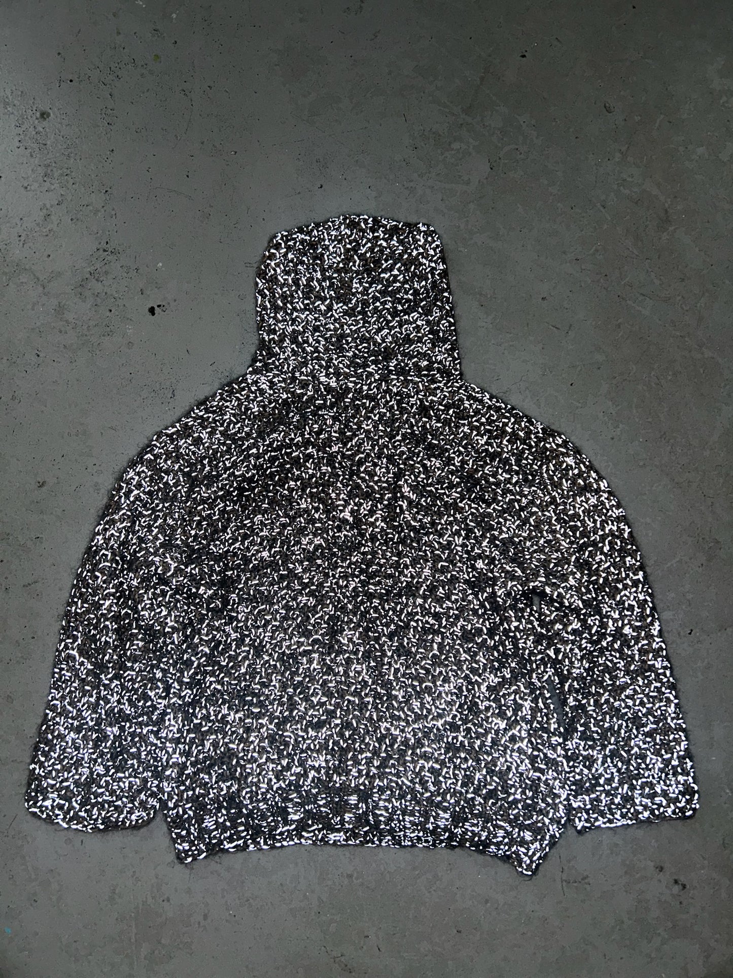 Bless No47 3M Knitted Hoodie (OS)