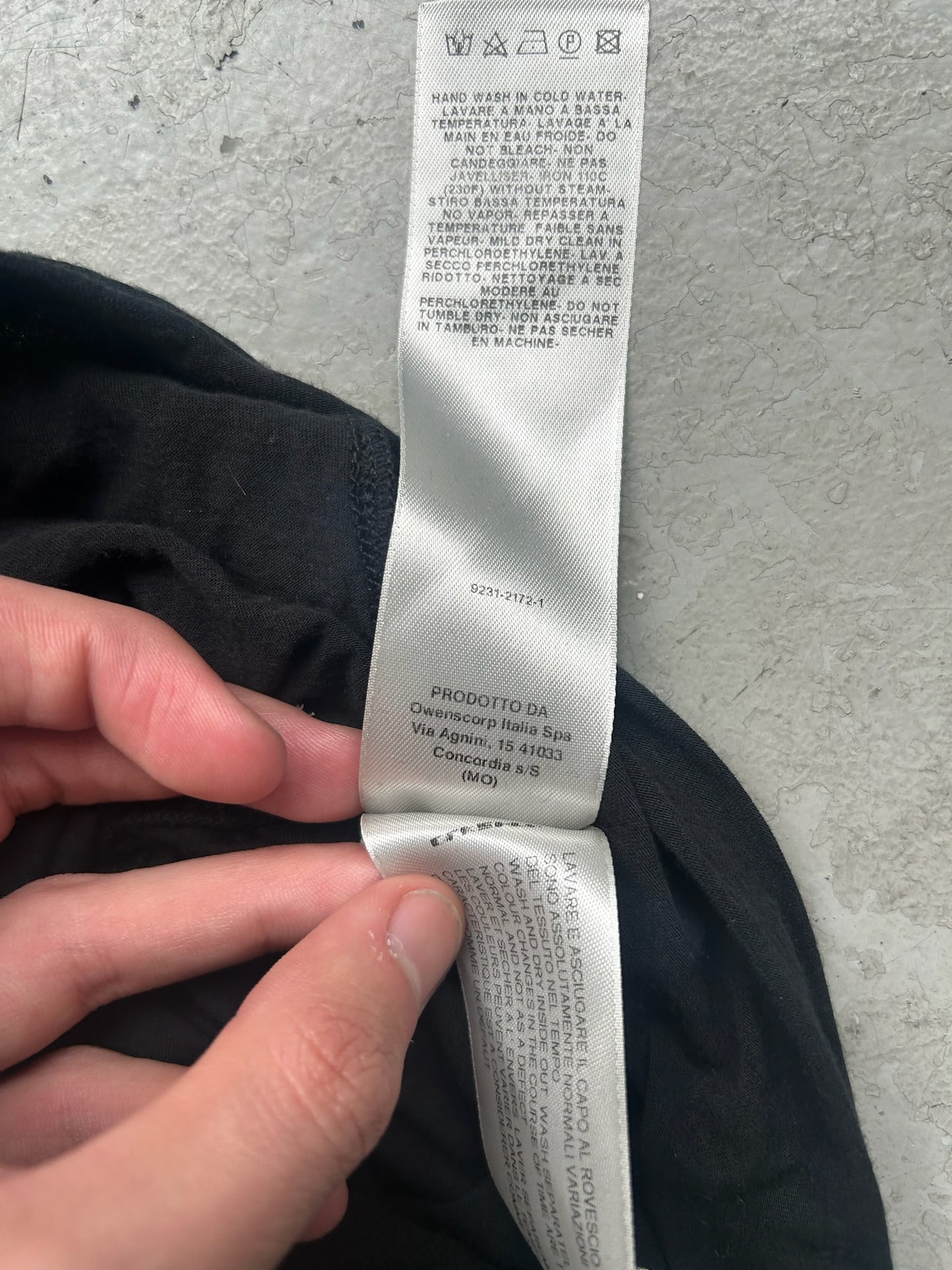 Rick Owens DRKSHDW Double Layer Short Sleeve Shirt (XL)