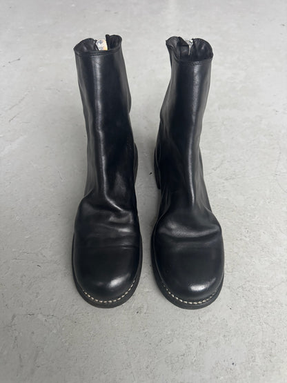 Guidi 796 Black Soft Horse Leather Back Zip Boots (36.5)