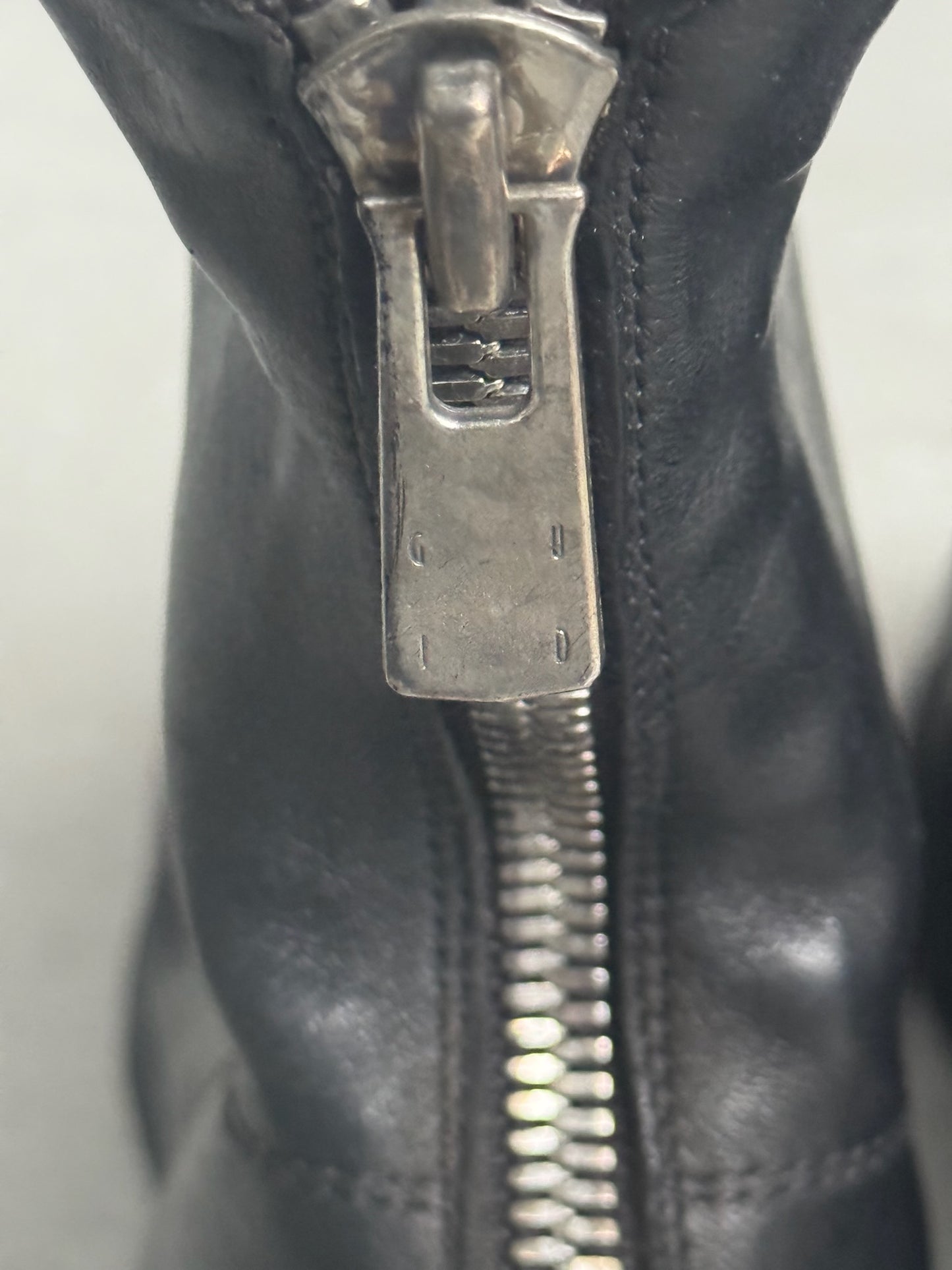 Guidi 796 Black Soft Horse Leather Back Zip Boots (36.5)