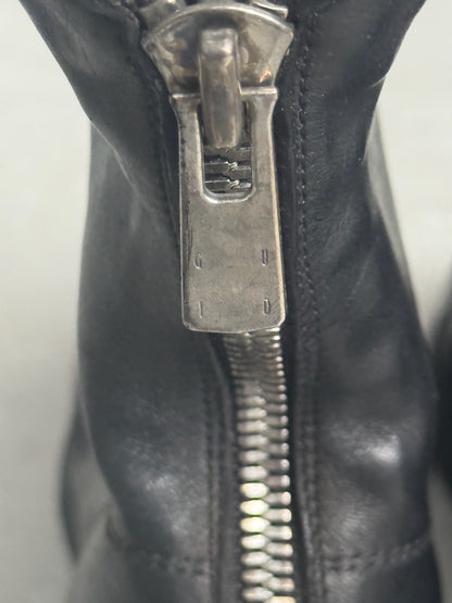 Guidi 796 Black Soft Horse Leather Back Zip Boots (36.5)