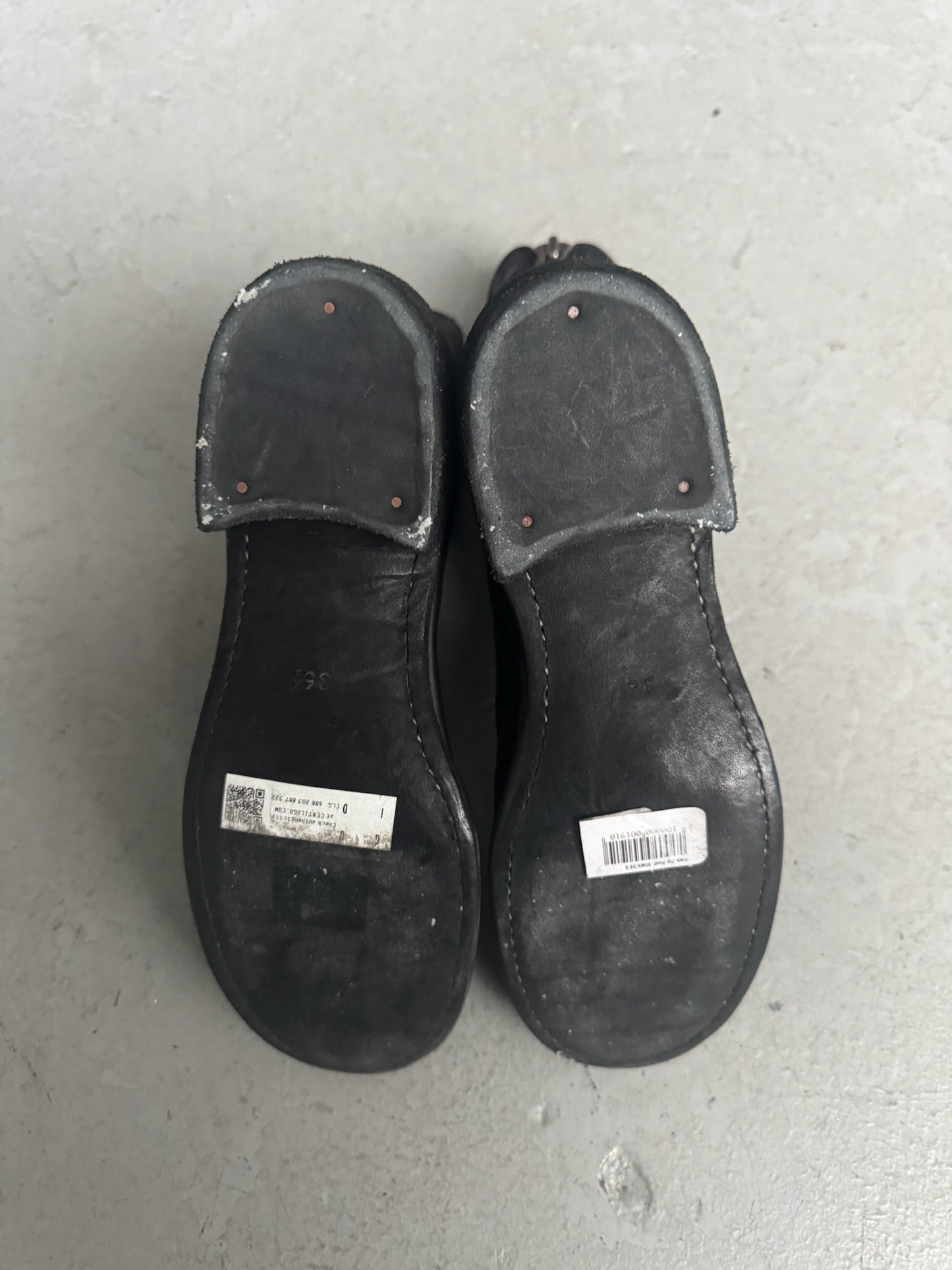 Guidi 796 Black Soft Horse Leather Back Zip Boots (36.5)