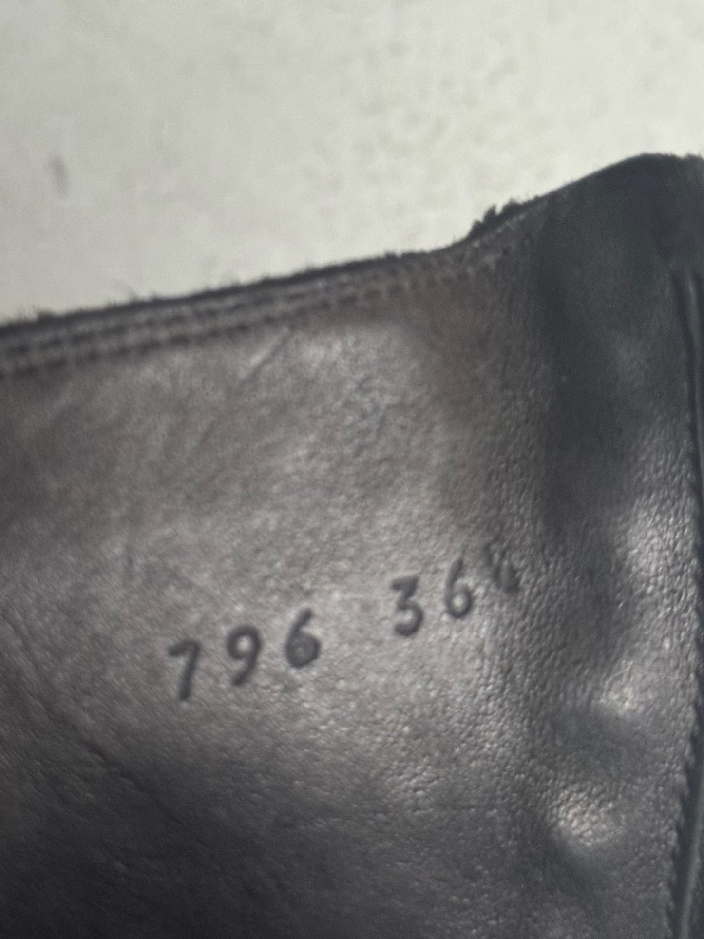 Guidi 796 Black Soft Horse Leather Back Zip Boots (36.5)