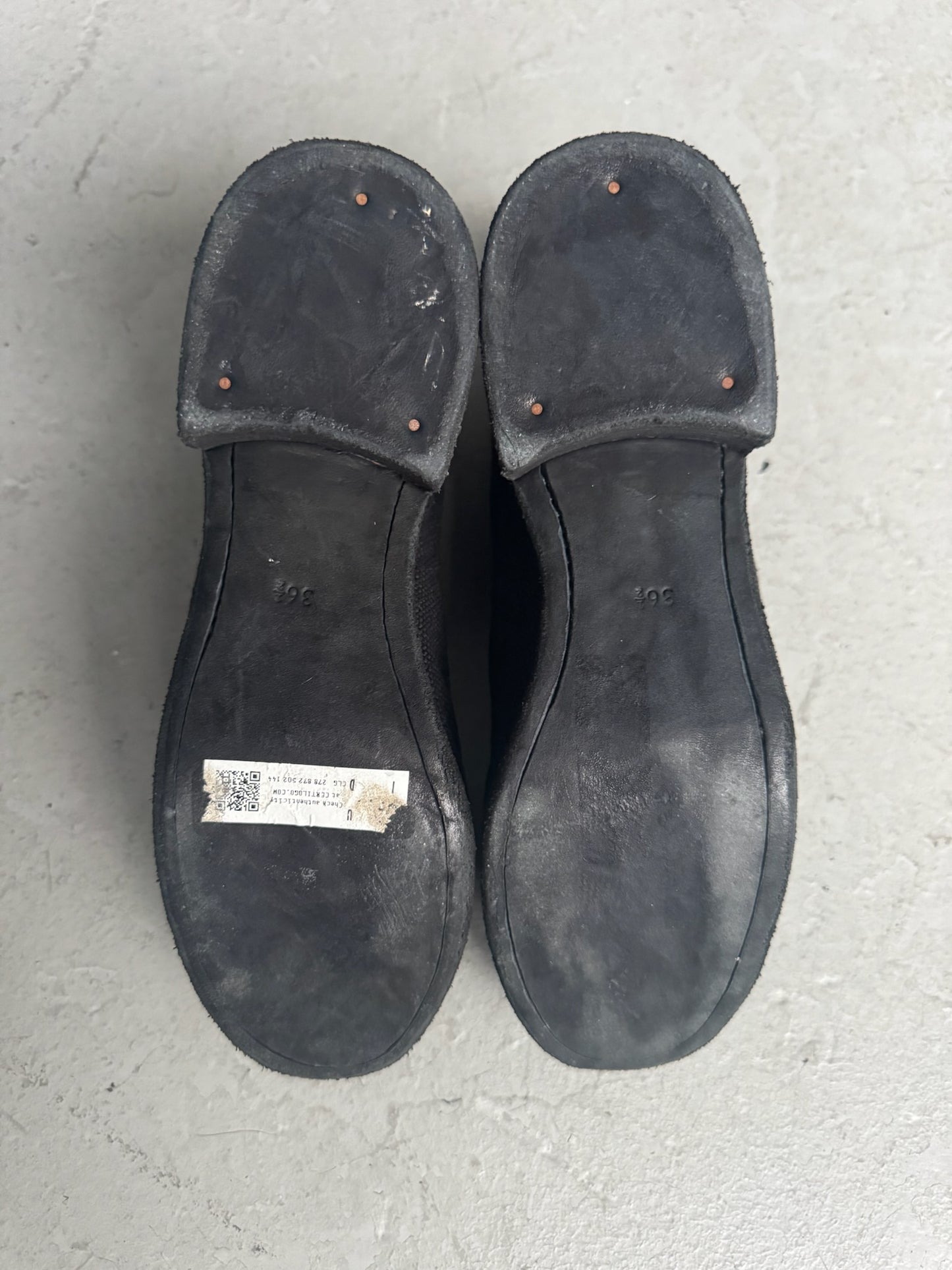 Guidi PL1W Black Linen Boots (36.5)