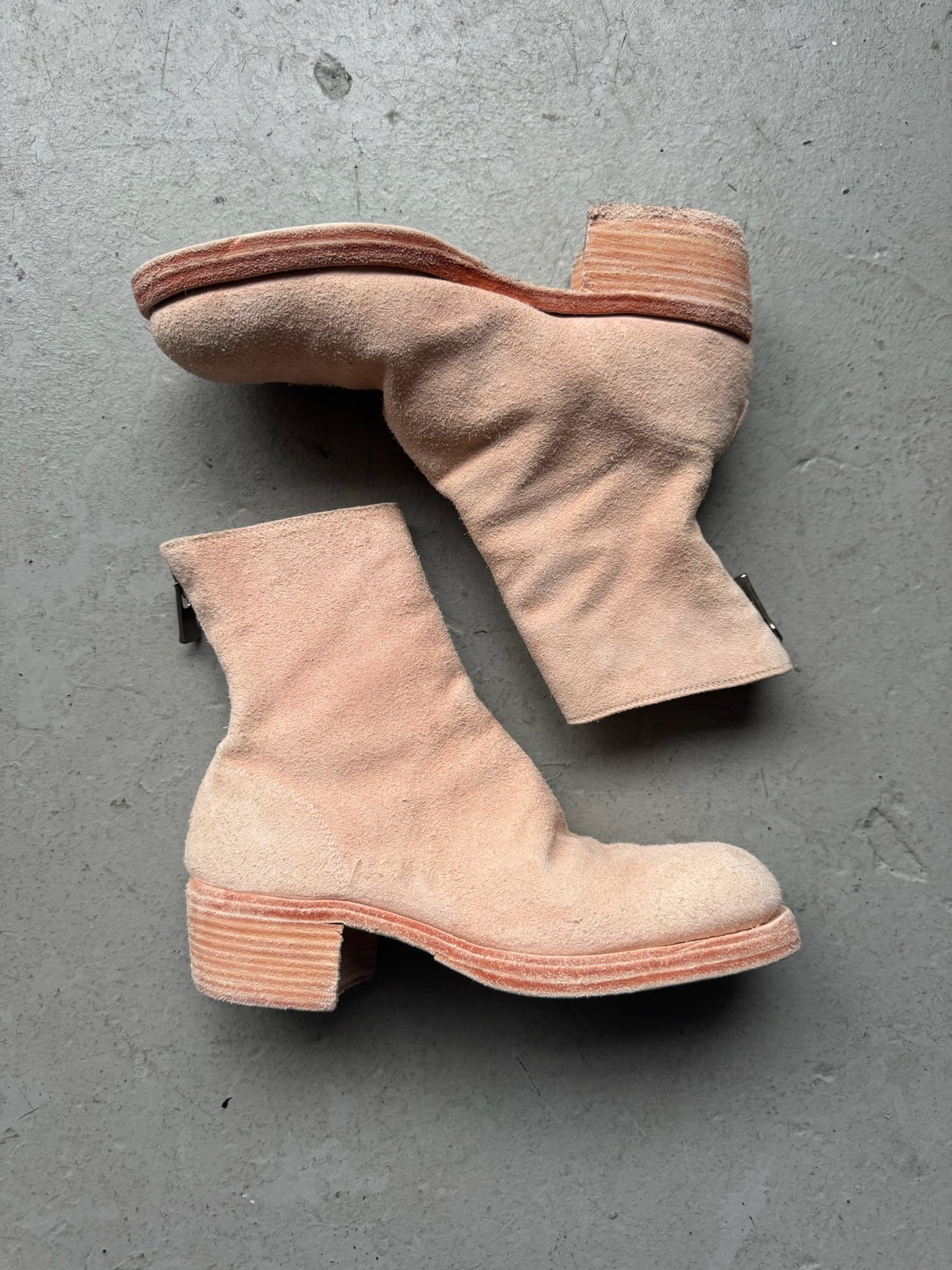 Guidi 796Z Salmon Reverse Horse Leather Boots (37.5)