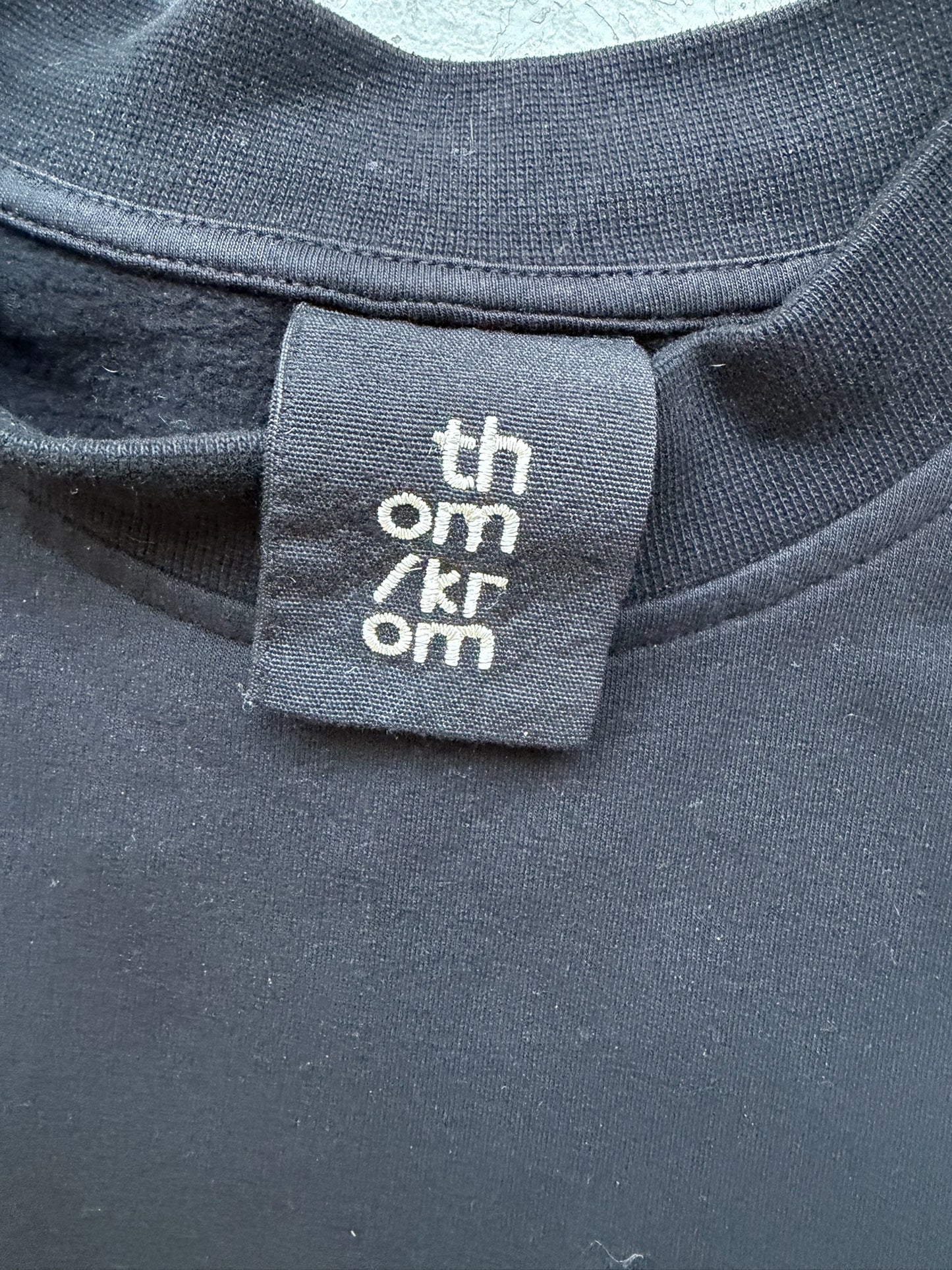 Thom Krom Black Crewneck (L)