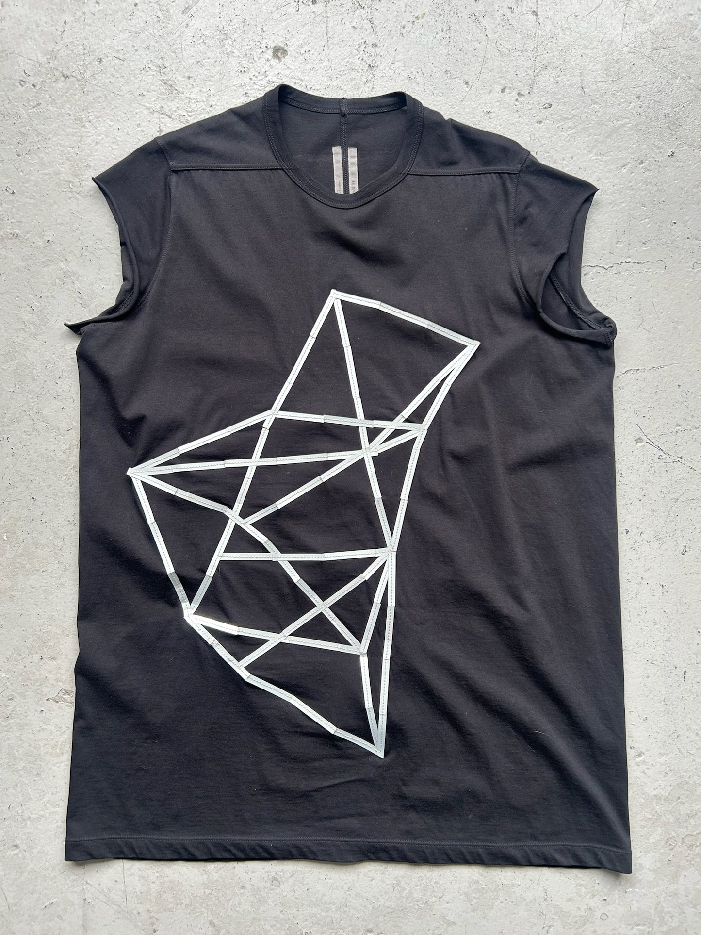 Rick Owens SS19 Babel Star Short Sleeve Shirt (38)