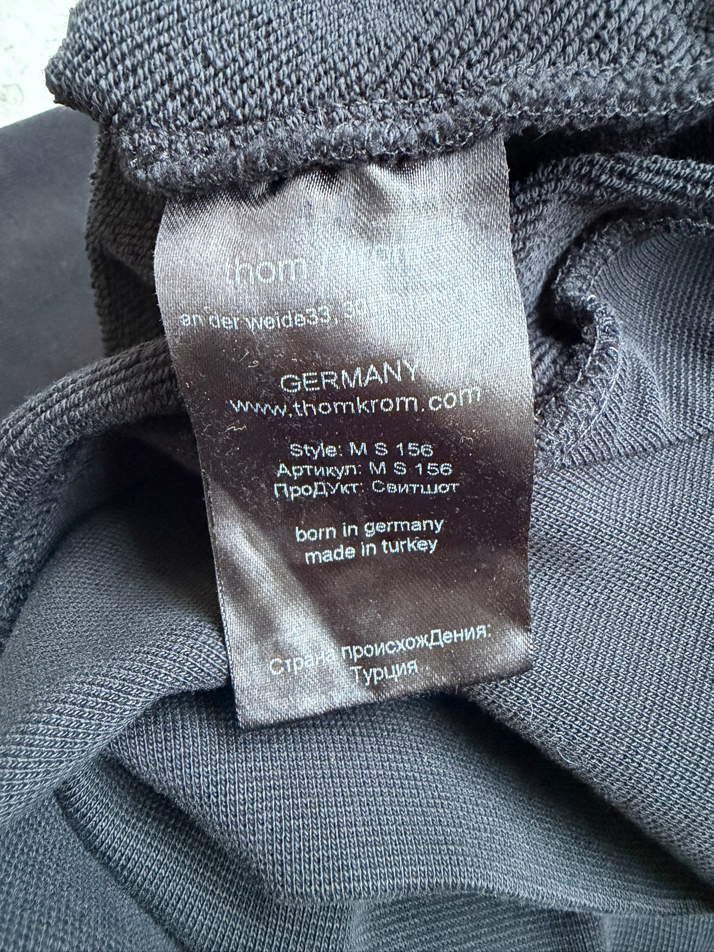 Thom Krom Black Hoodie (M)