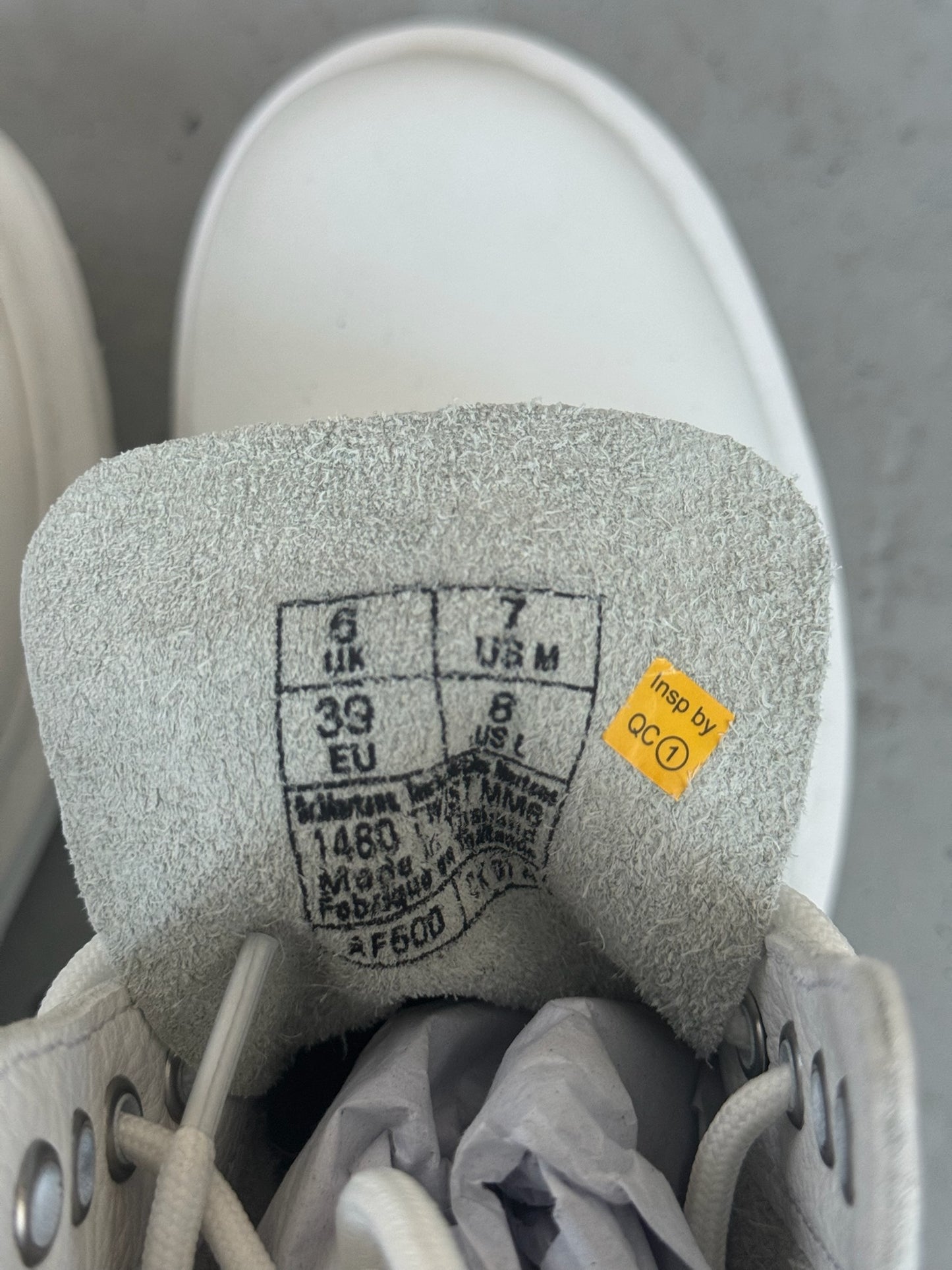 Maison Margiela MM6 X Dr Martens Optical White 1460 (7)