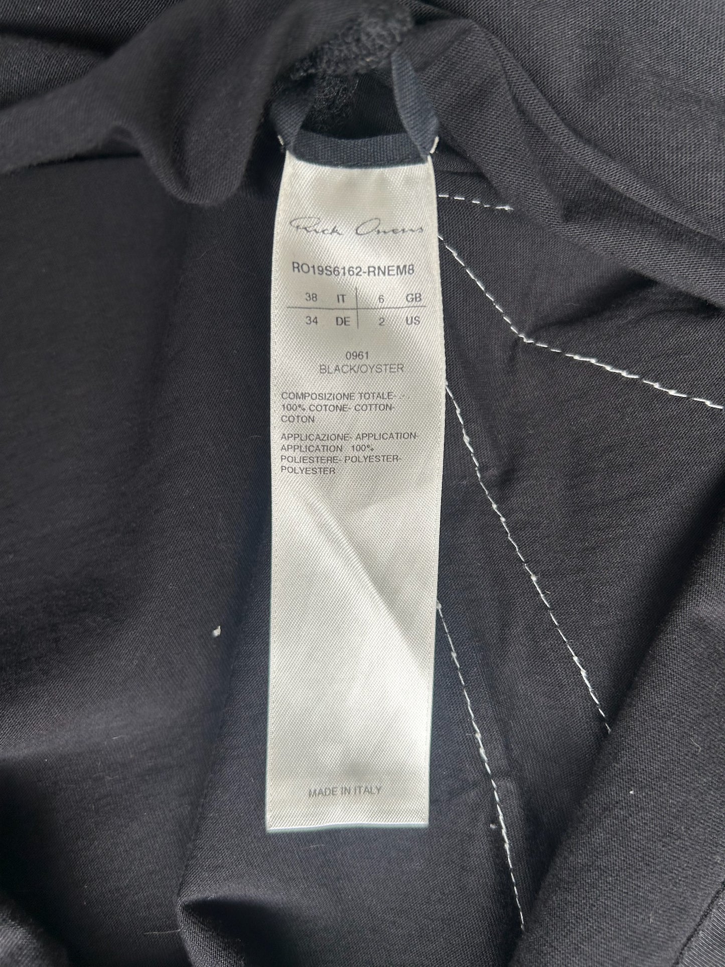Rick Owens SS19 Babel Star Short Sleeve Shirt (38)