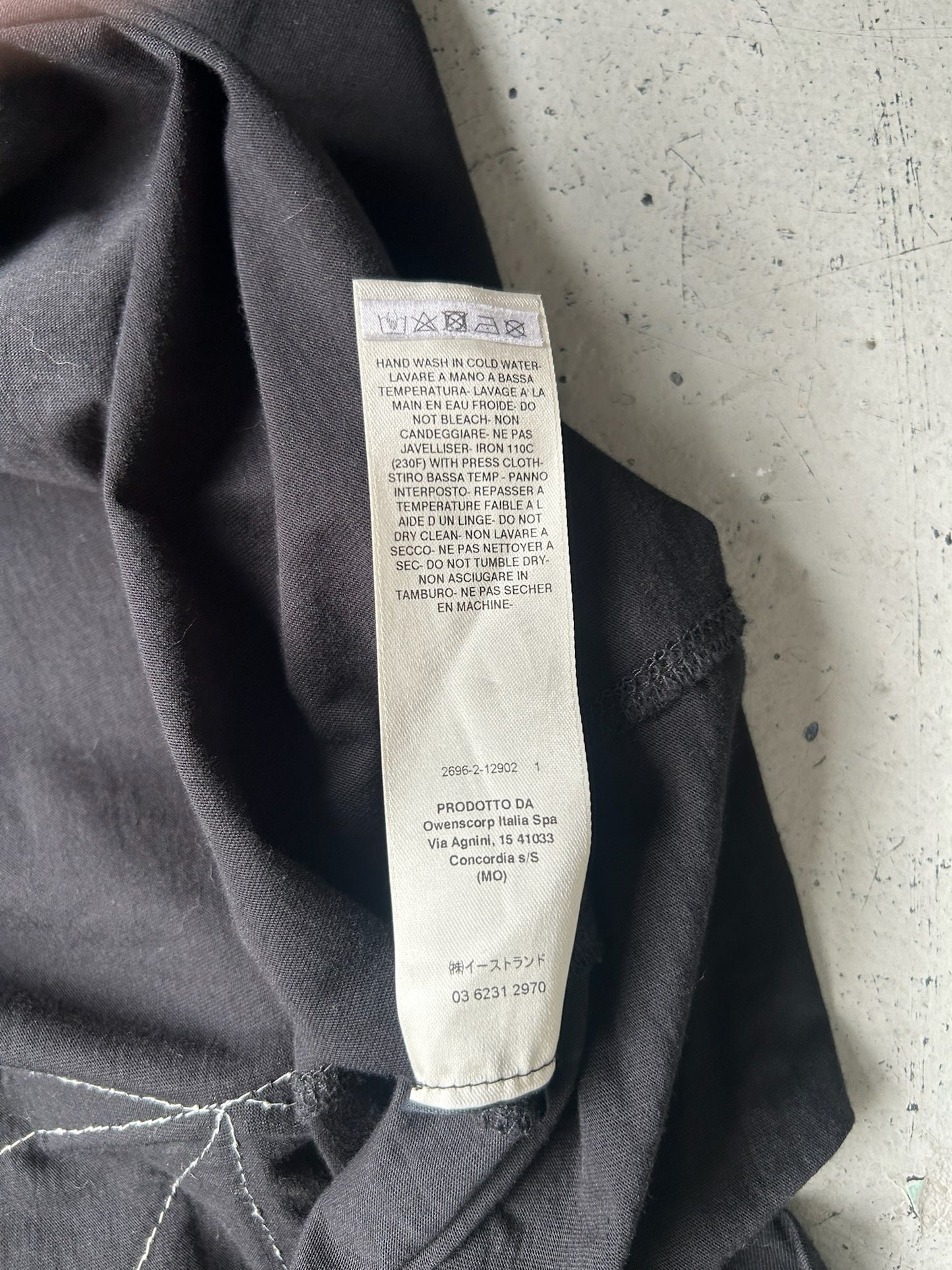 Rick Owens SS19 Babel Star Short Sleeve Shirt (38)