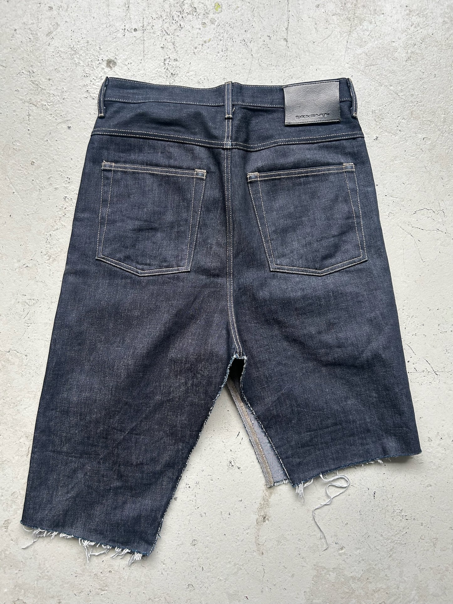 Rick Owens DRKSHDW SS19 Collapse Cut LA Indigo Denim (31)