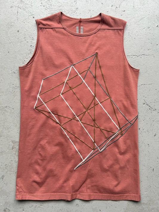 Rick Owens SS19 BABEL Cyclamen Geometric Tank Top (48)