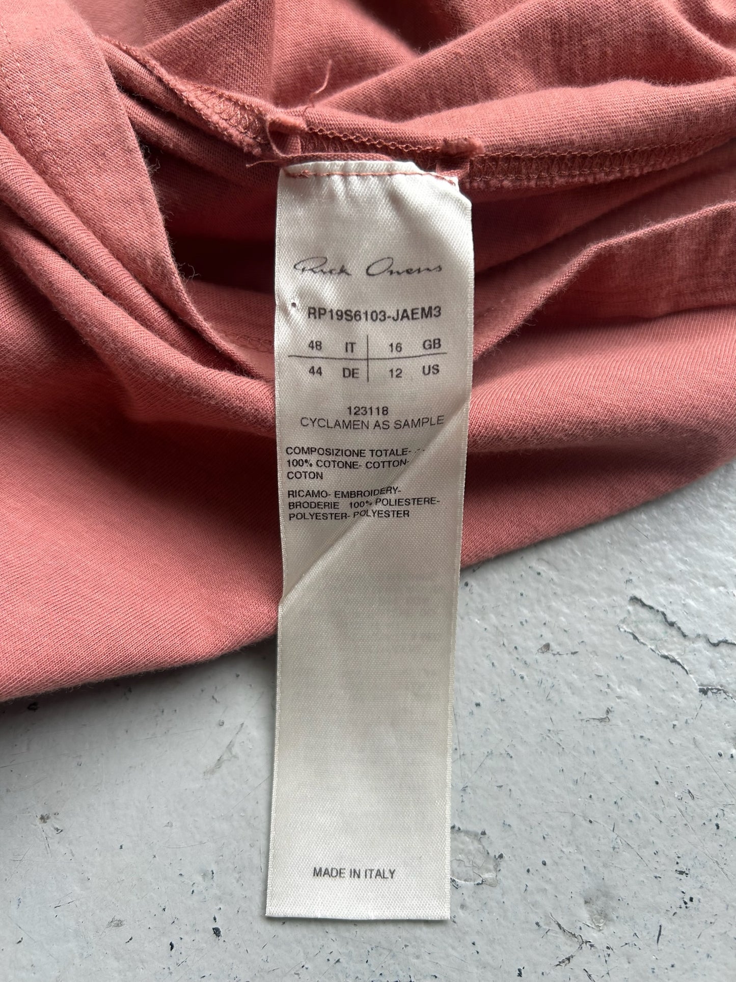 Rick Owens SS19 BABEL Cyclamen Geometric Tank Top (48)