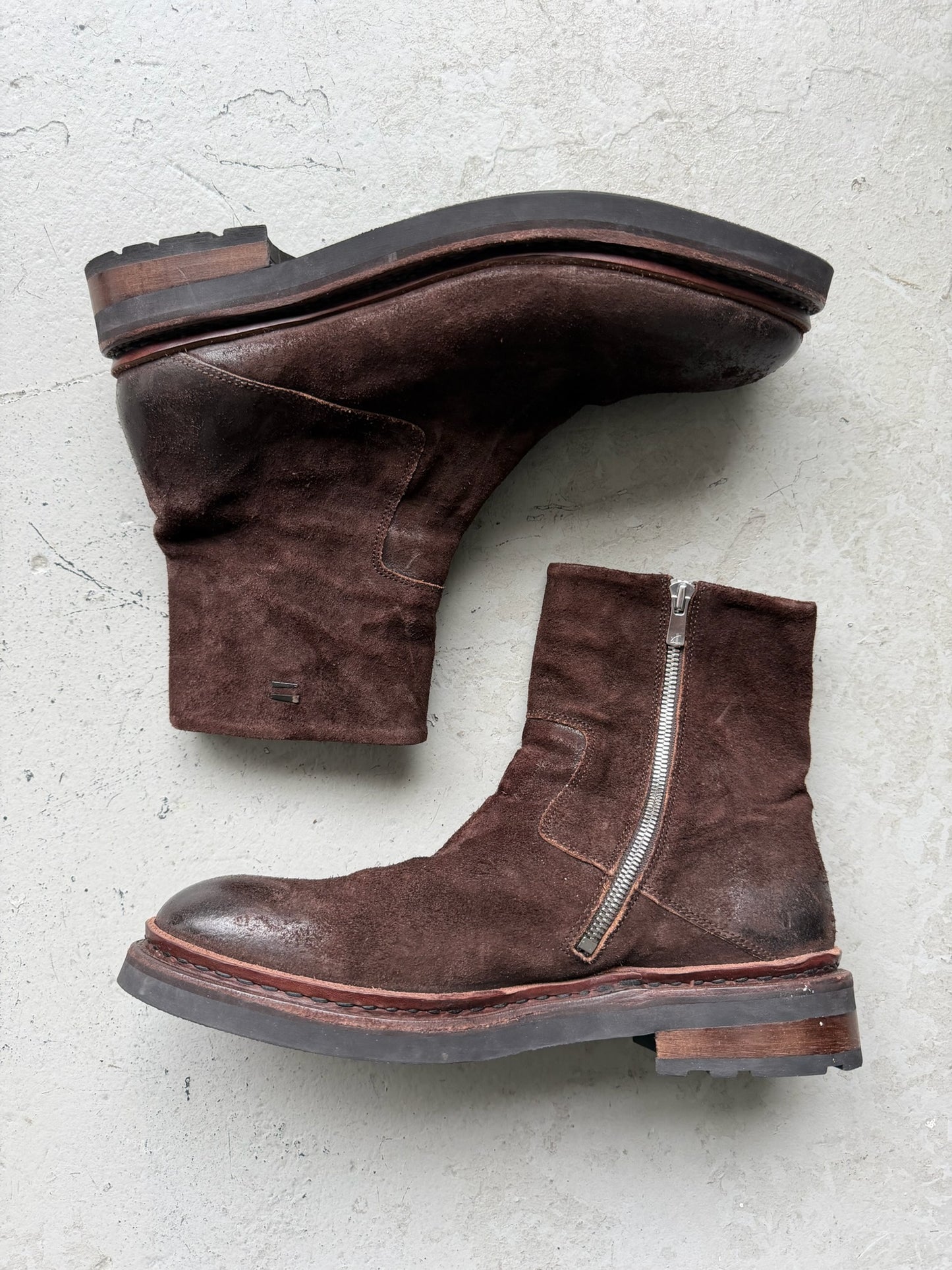The Last Conspiracy Brown Suede Boots (43)