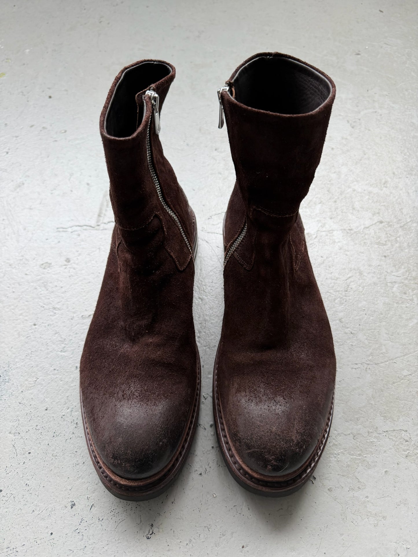 The Last Conspiracy Brown Suede Boots (43)