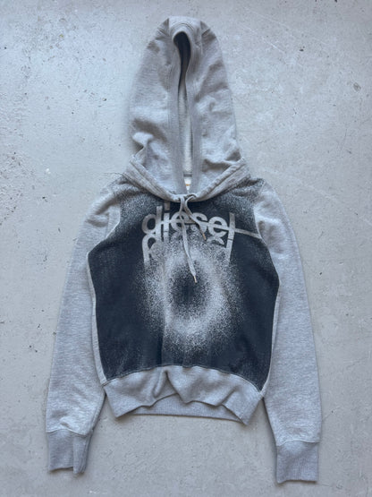 Diesel Grey Graphic Hoodie (S)