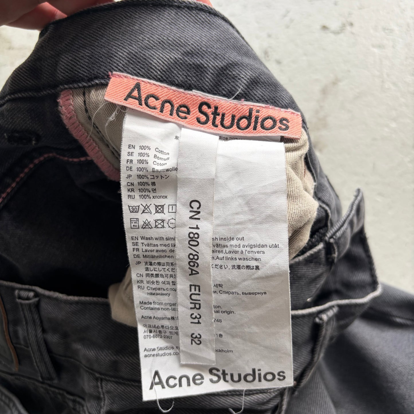 Acne Studios Grey Wash Denim (31)