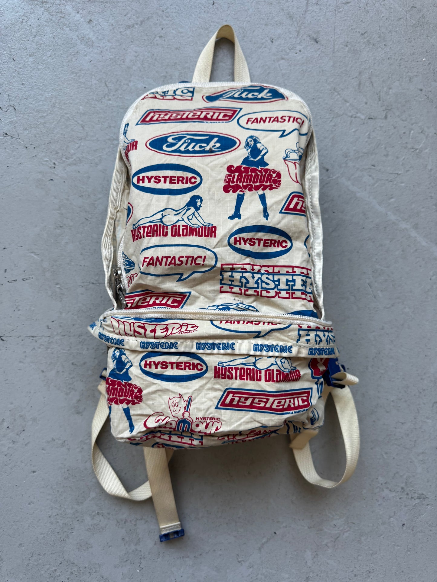Hysteric Glamour White Backpack (OS)