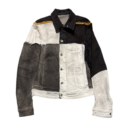 Rick Owens DRKSHDW White Wax Sample Worker Jacket (S)