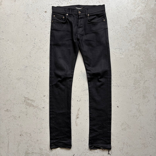 Saint Laurent Paris 2013 Black Waxed D20U Denim (28)