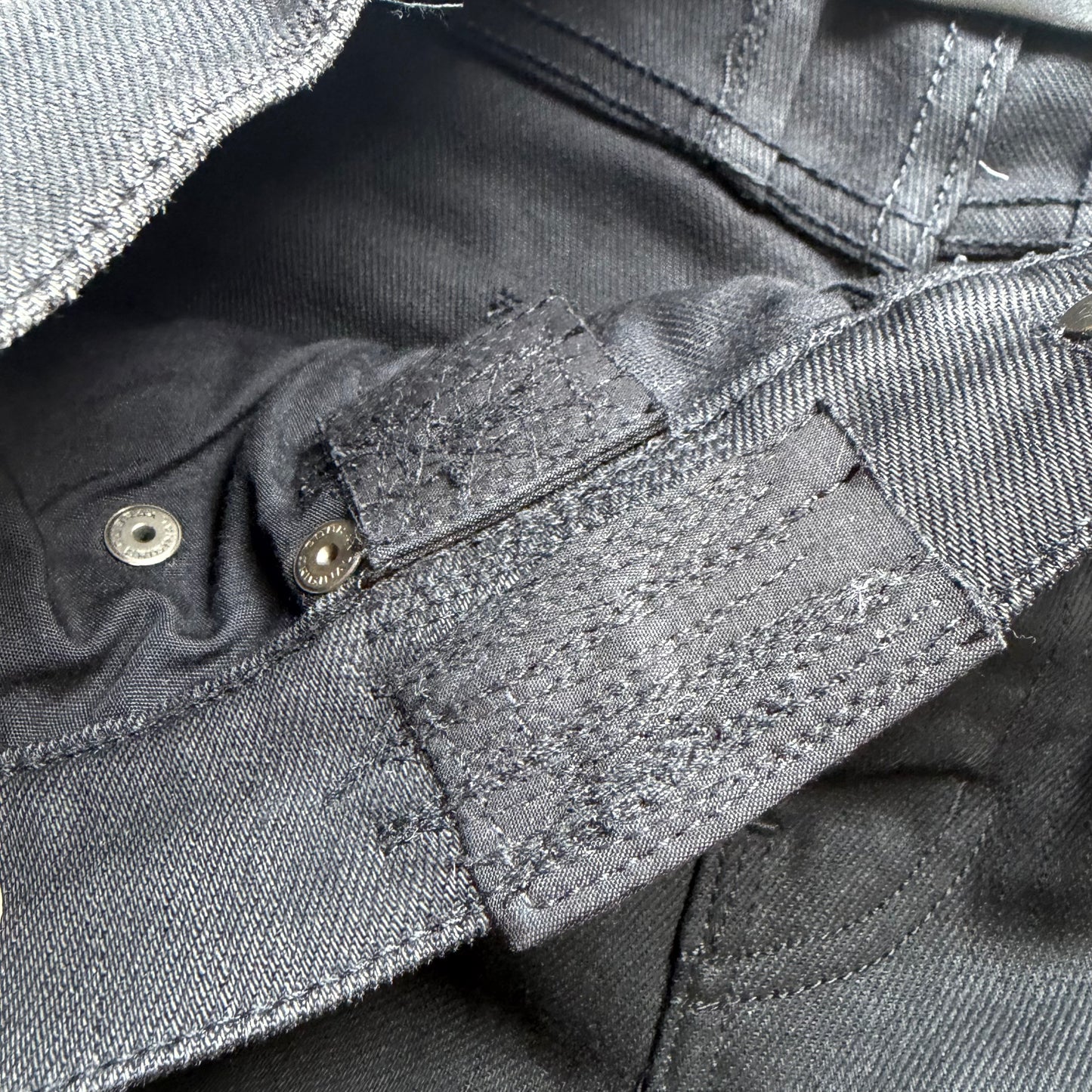 Saint Laurent Paris 2013 Black Waxed D20U Denim (28)