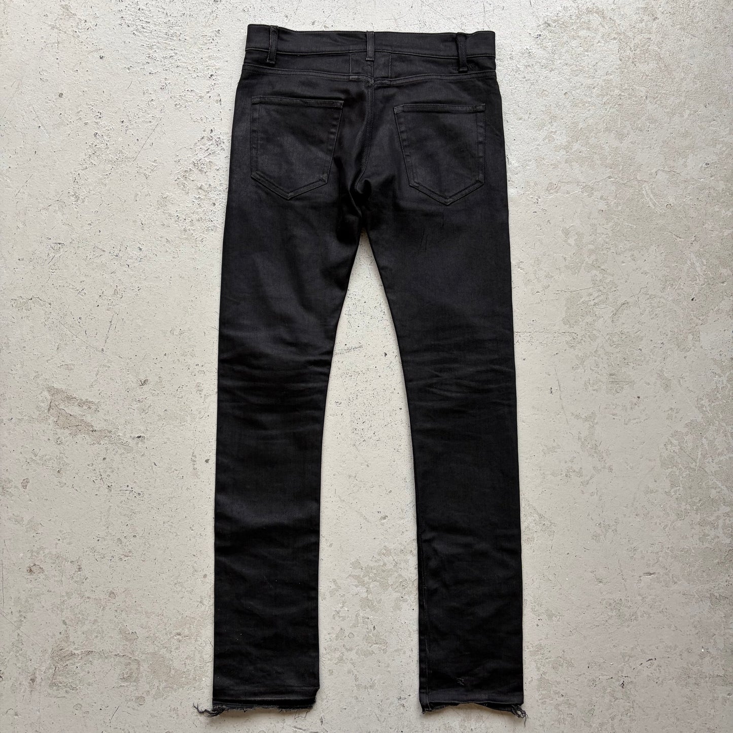 Saint Laurent Paris 2013 Black Waxed D20U Denim (28)