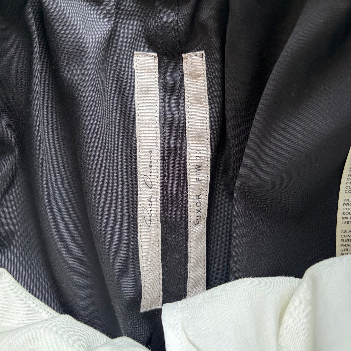 Rick Owens FW23 Black Boxer Shorts (46)