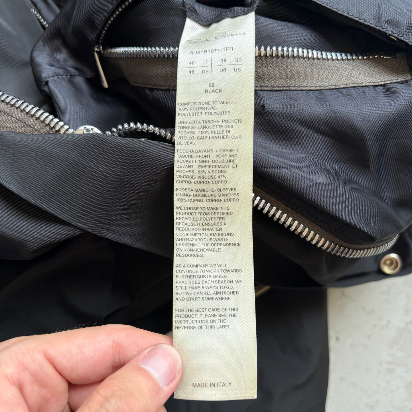 Rick Owens SS22 FOGACHINE Bauhaus Fishtail Parka (48)