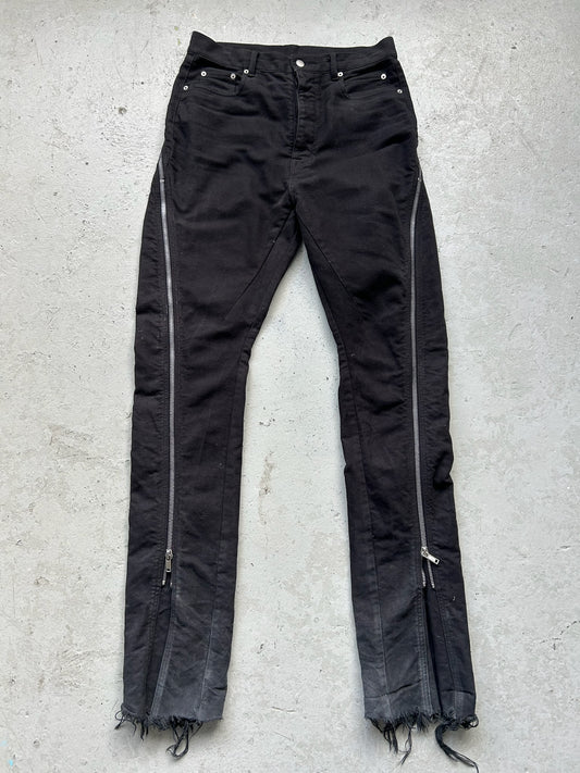 Rick Owens Sample FW23 LUXOR Triple Black Bolan Denim (31)