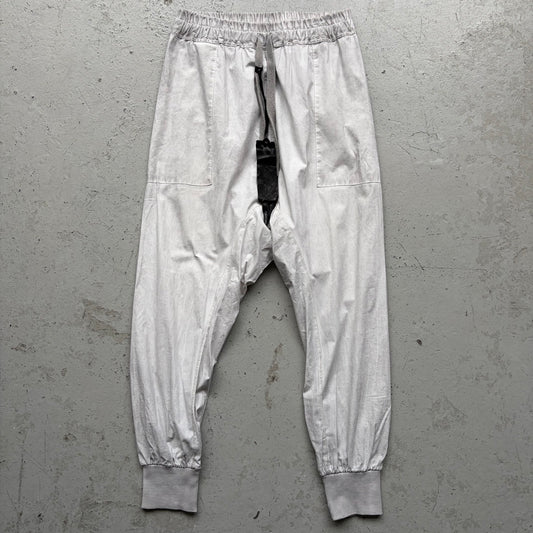 Isaac Sellam SS23 Light Grey Cotton Jogger Pants (M)