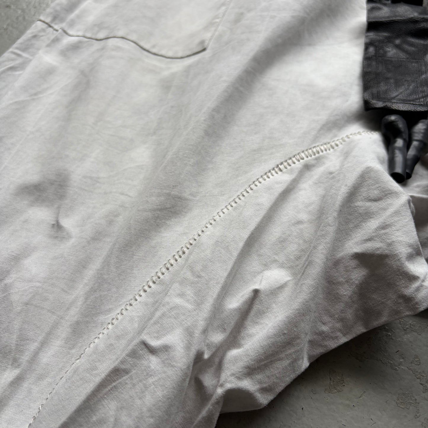 Isaac Sellam SS23 Light Grey Cotton Jogger Pants (M)
