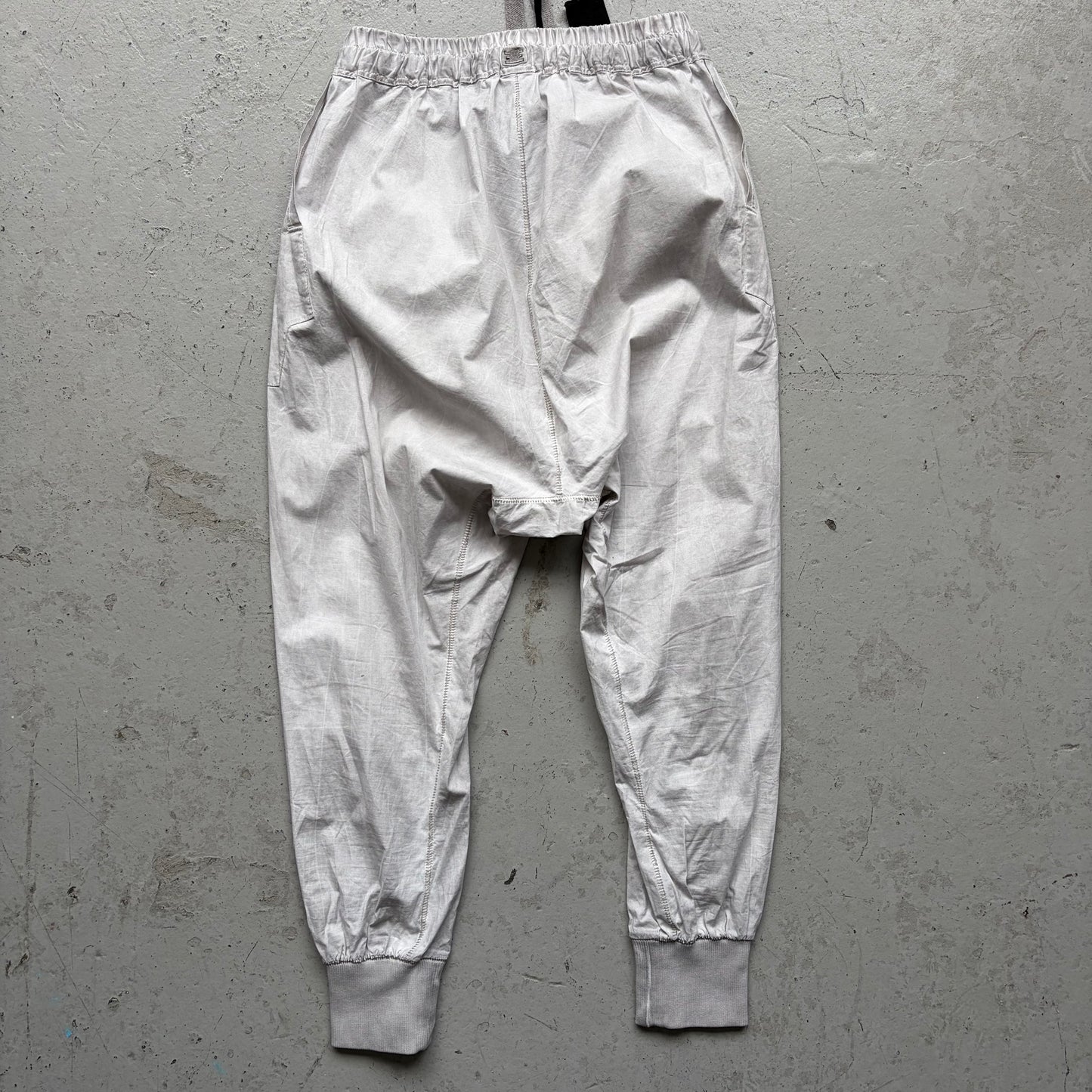 Isaac Sellam SS23 Light Grey Cotton Jogger Pants (M)