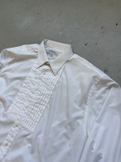 Yves Saint Laurent White Button Up (XL)