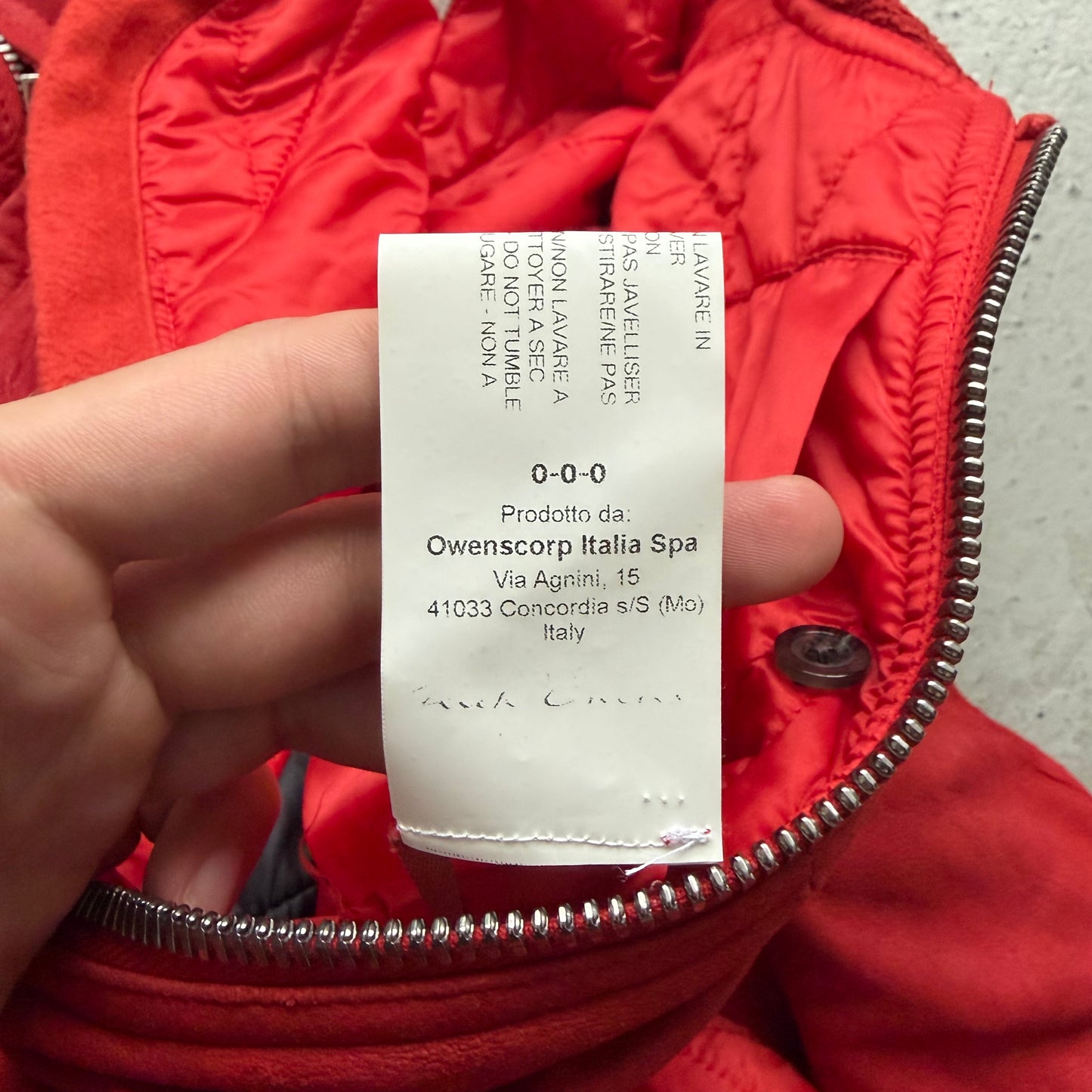 Rick Owens FW19 LARRY Sample Cardinal Red Leather Polyester Trench Coat (40)